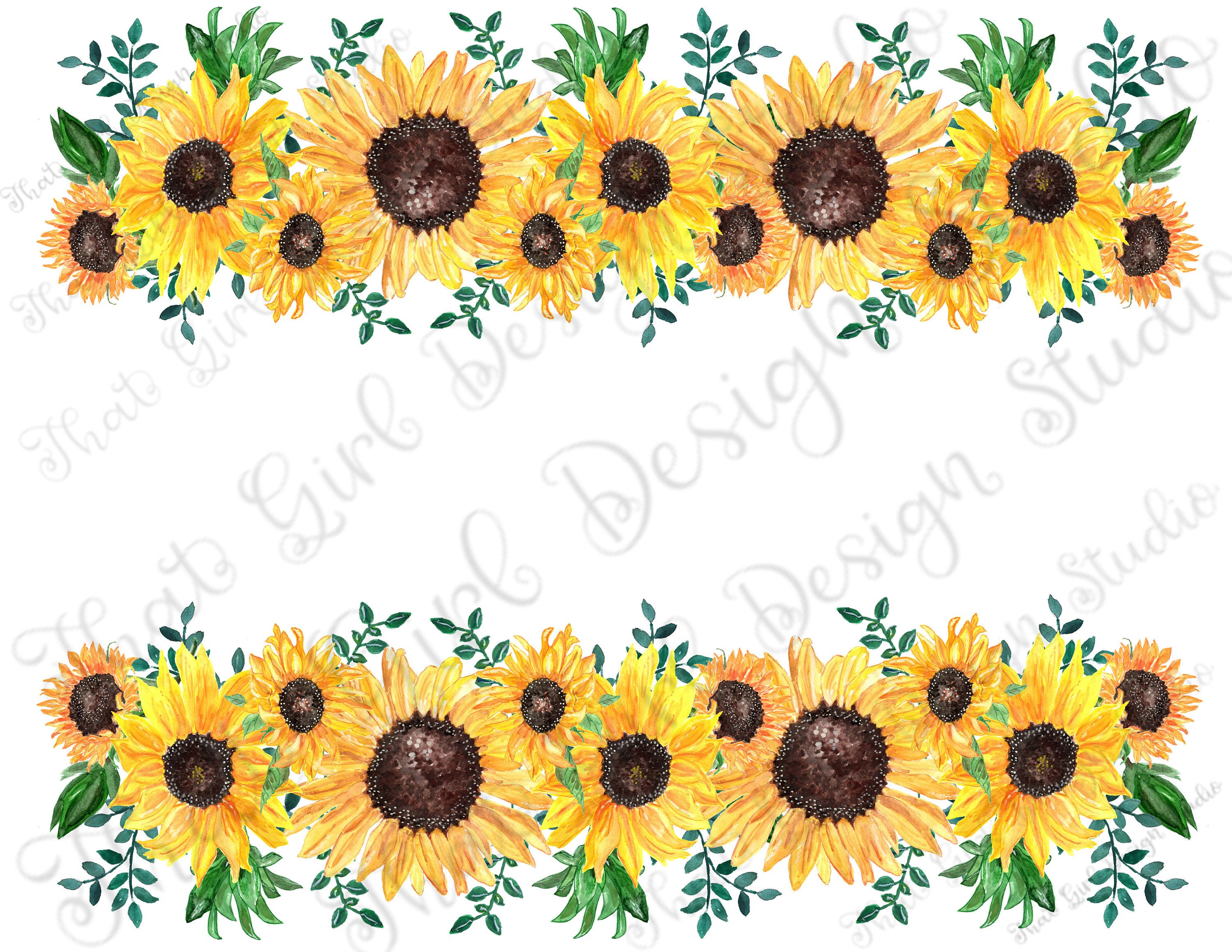 Detail Sunflower Frame Png Nomer 30