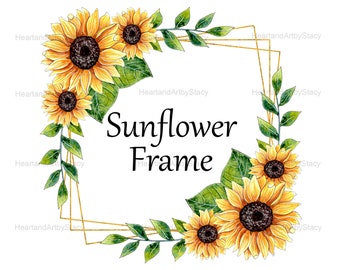 Detail Sunflower Frame Png Nomer 50