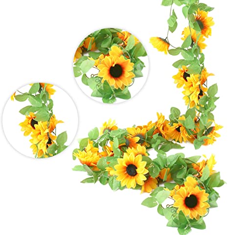 Detail Sunflower Garland Clipart Nomer 12