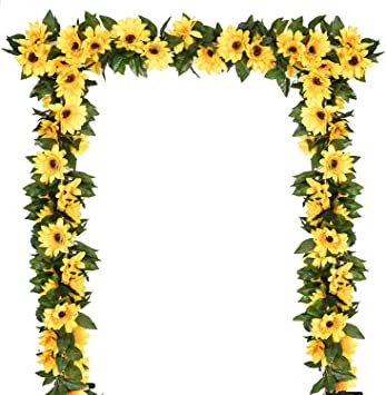 Detail Sunflower Garland Clipart Nomer 23