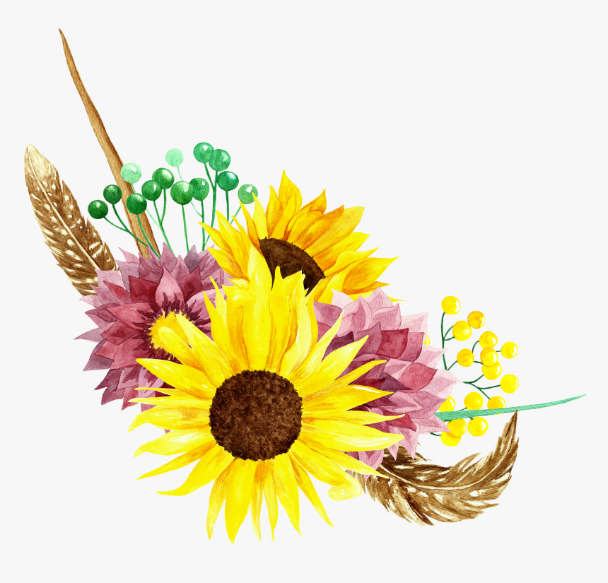 Detail Sunflower Images Clip Art Nomer 35