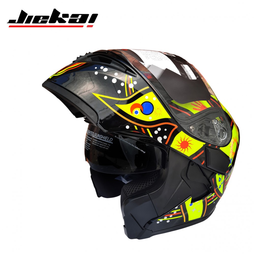 Detail Sunflower Motorcycle Helmet Nomer 40