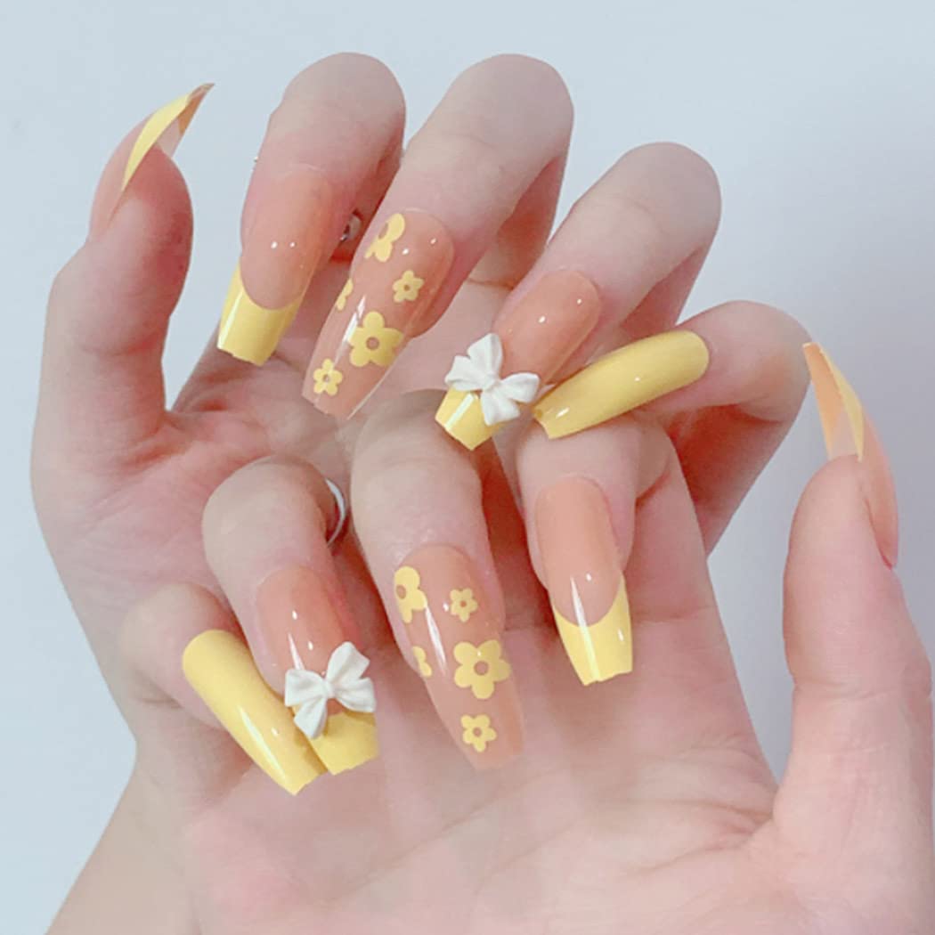 Detail Sunflower Nails Clear Nomer 41