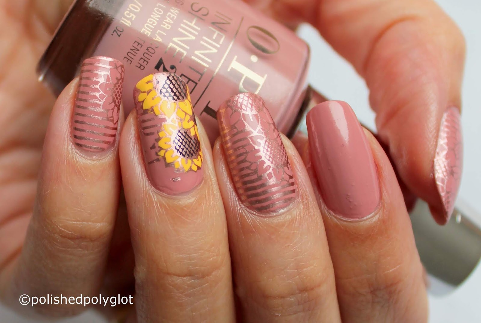 Detail Sunflower Nails Clear Nomer 54