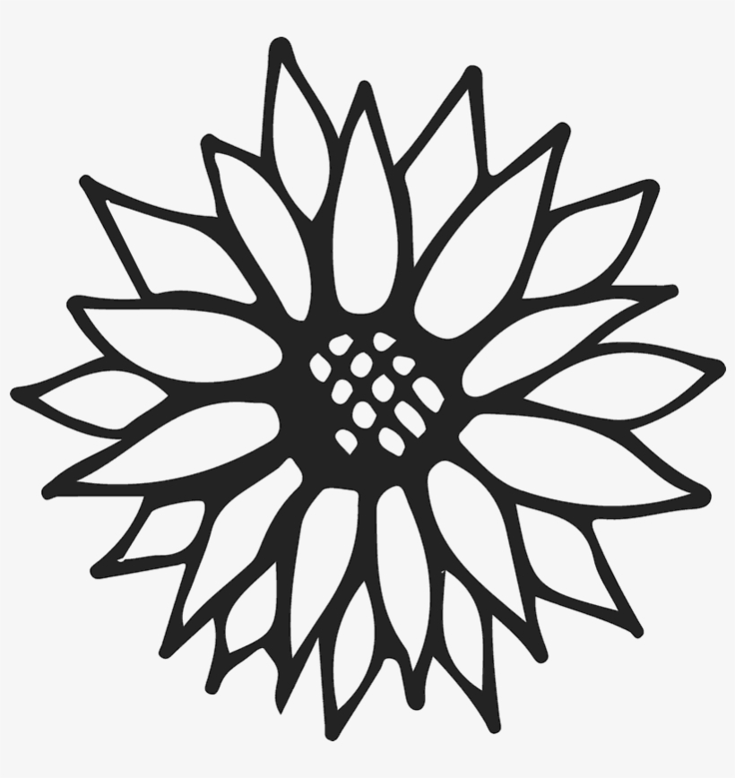 Detail Sunflower Outline Png Nomer 12