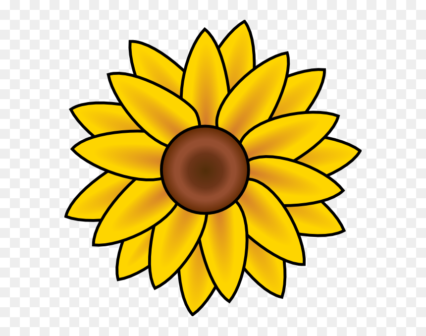 Detail Sunflower Outline Png Nomer 41