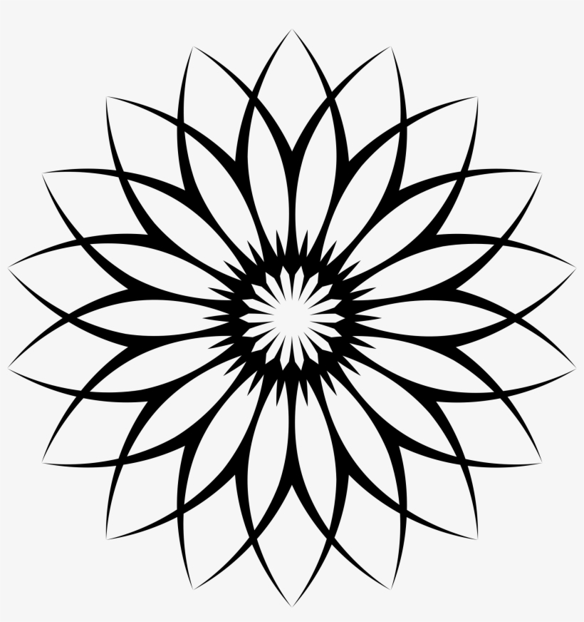 Detail Sunflower Outline Png Nomer 43