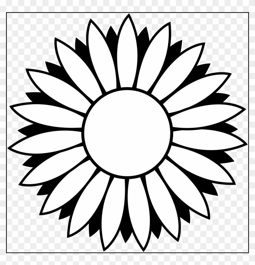 Detail Sunflower Outline Png Nomer 44