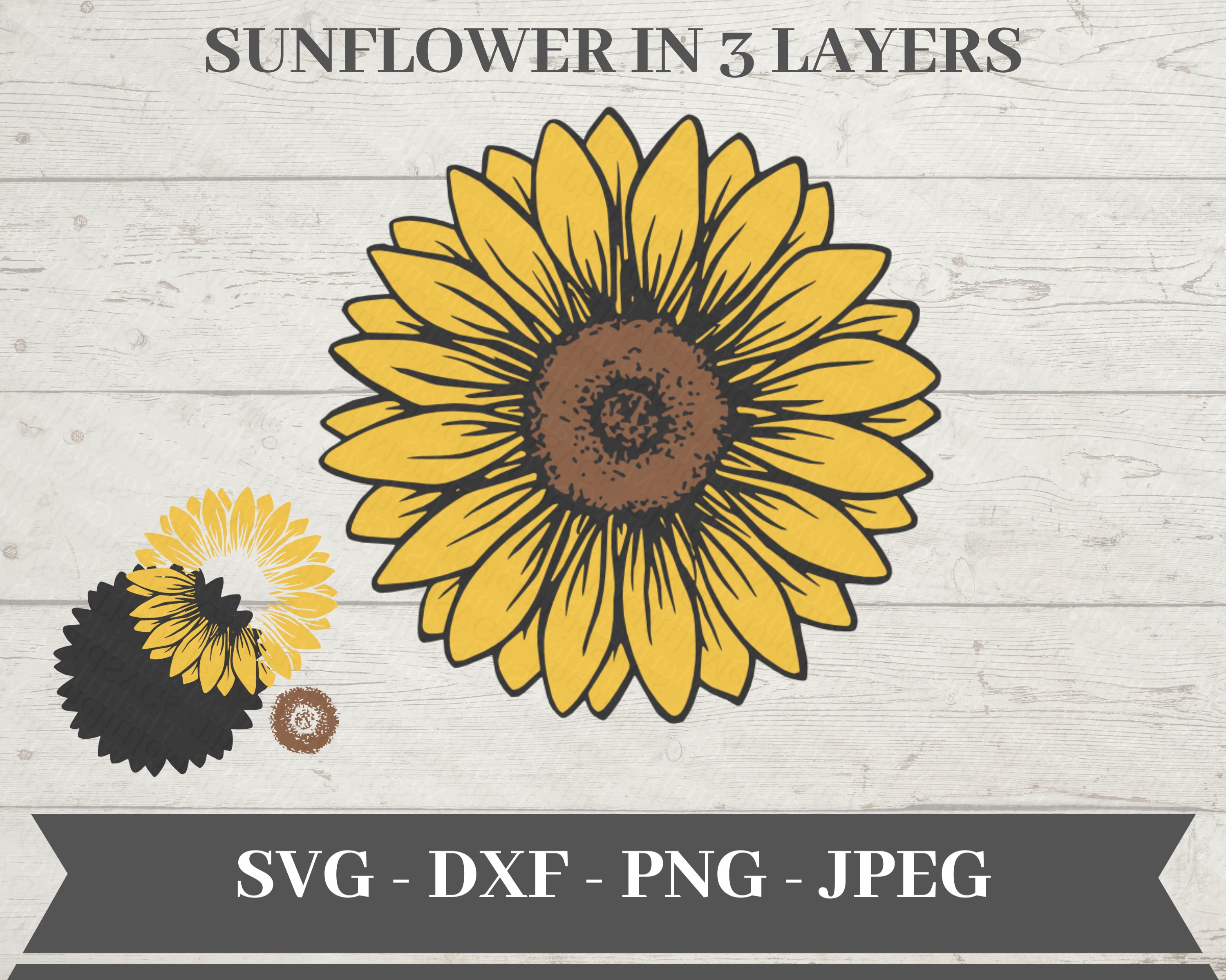 Detail Sunflower Png Cricut Nomer 10