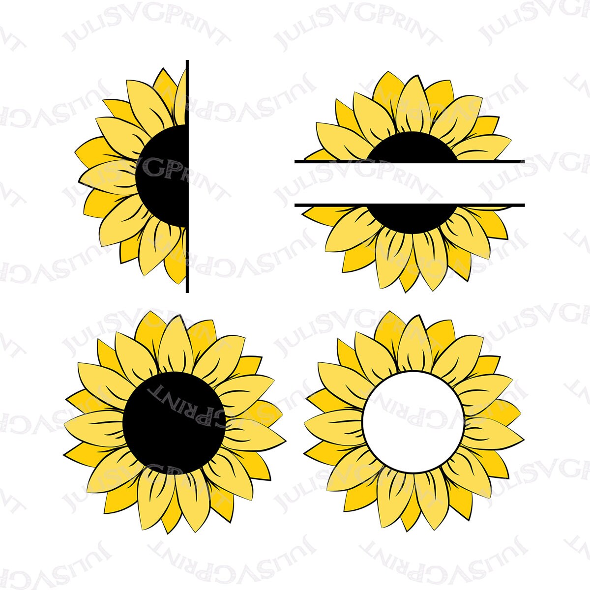 Detail Sunflower Png Cricut Nomer 18