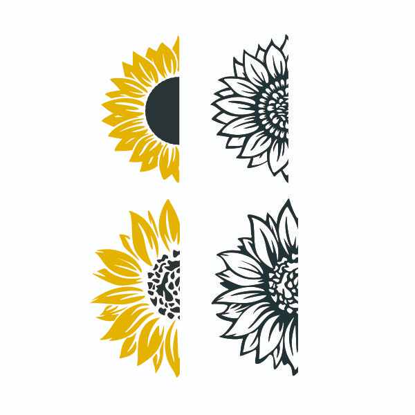Detail Sunflower Png Cricut Nomer 3