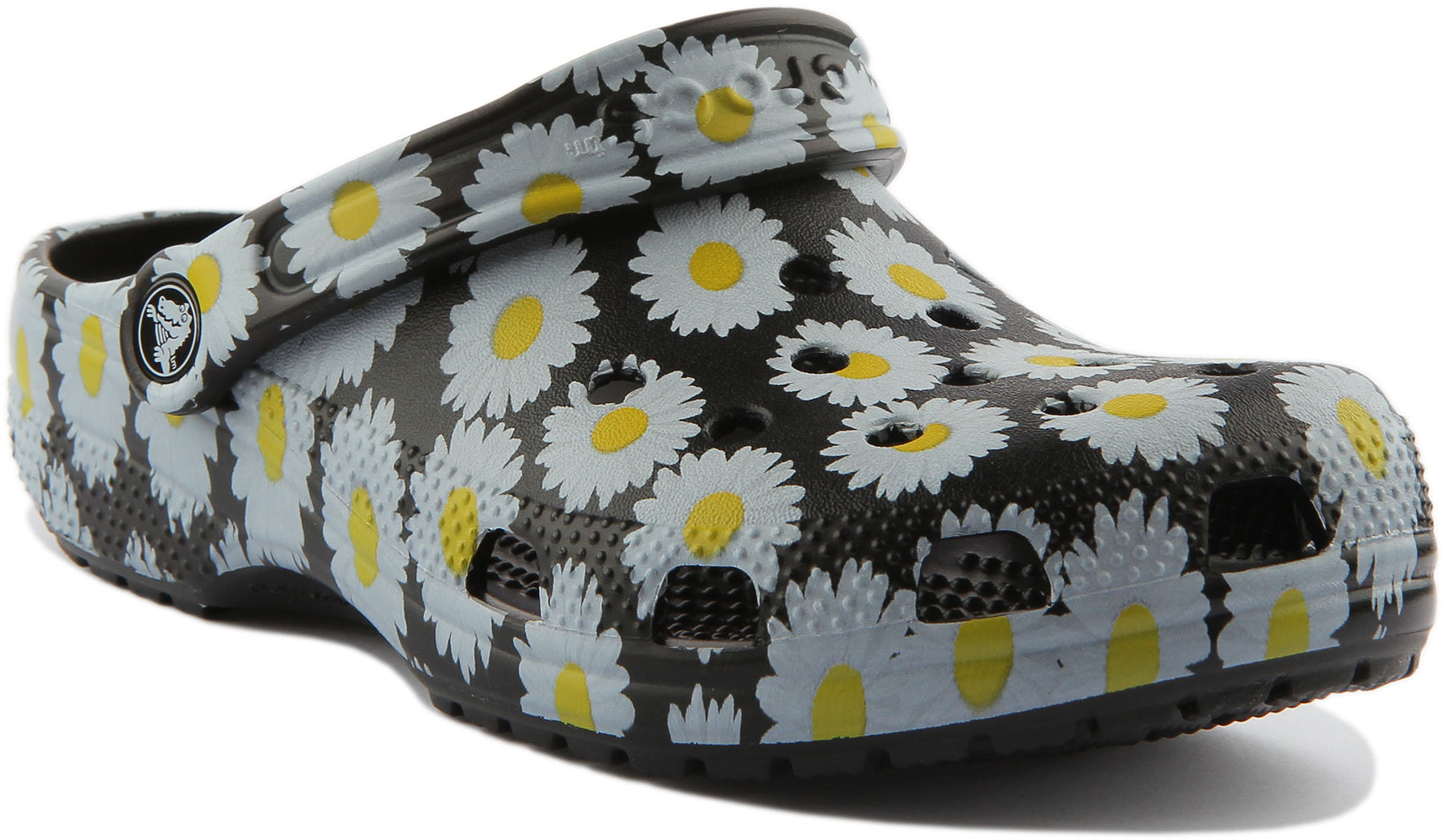 Detail Sunflower Print Crocs Nomer 22