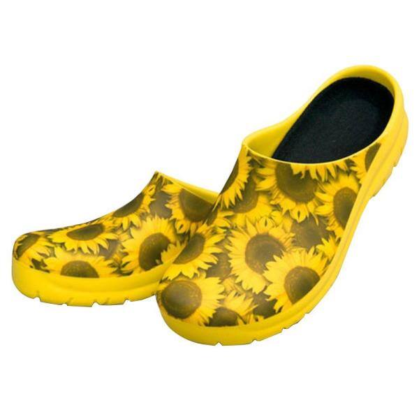 Detail Sunflower Print Crocs Nomer 24