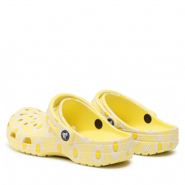 Detail Sunflower Print Crocs Nomer 38