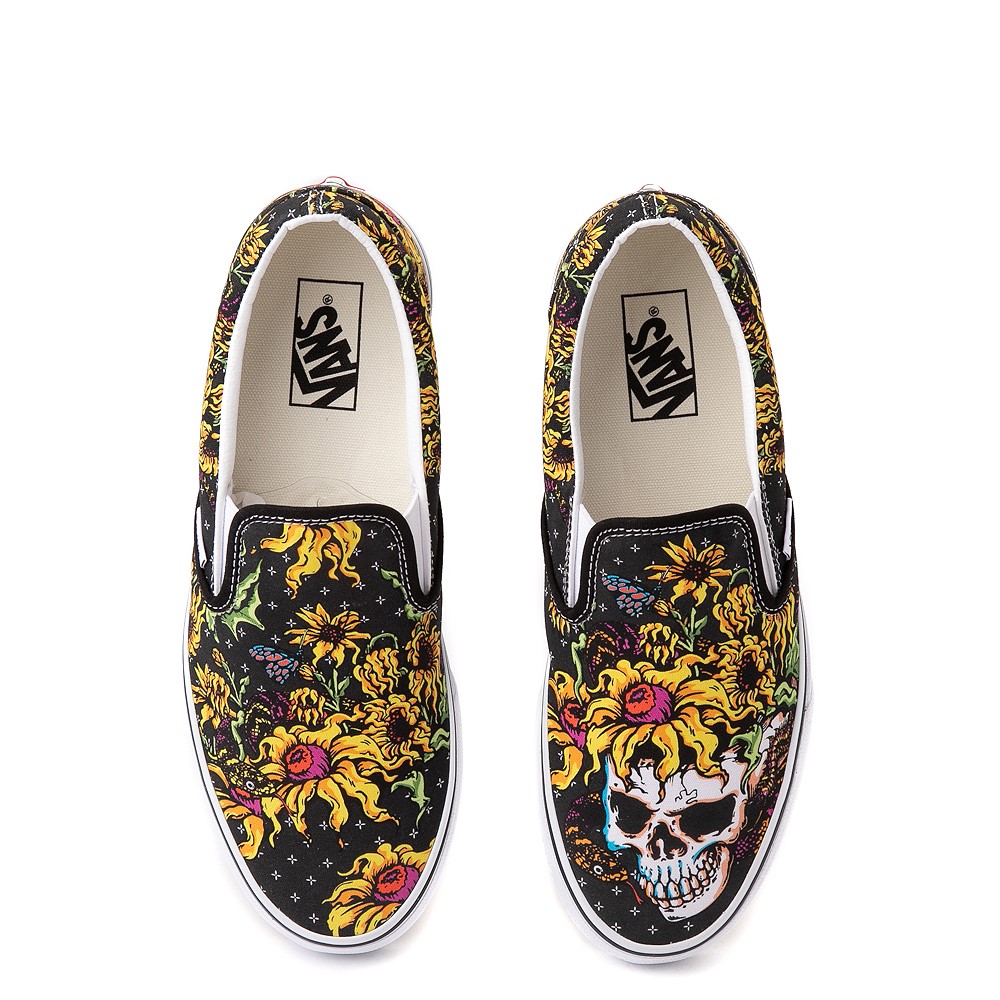 Sunflower Skull Vans - KibrisPDR
