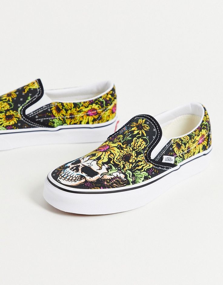 Detail Sunflower Skull Vans Nomer 15