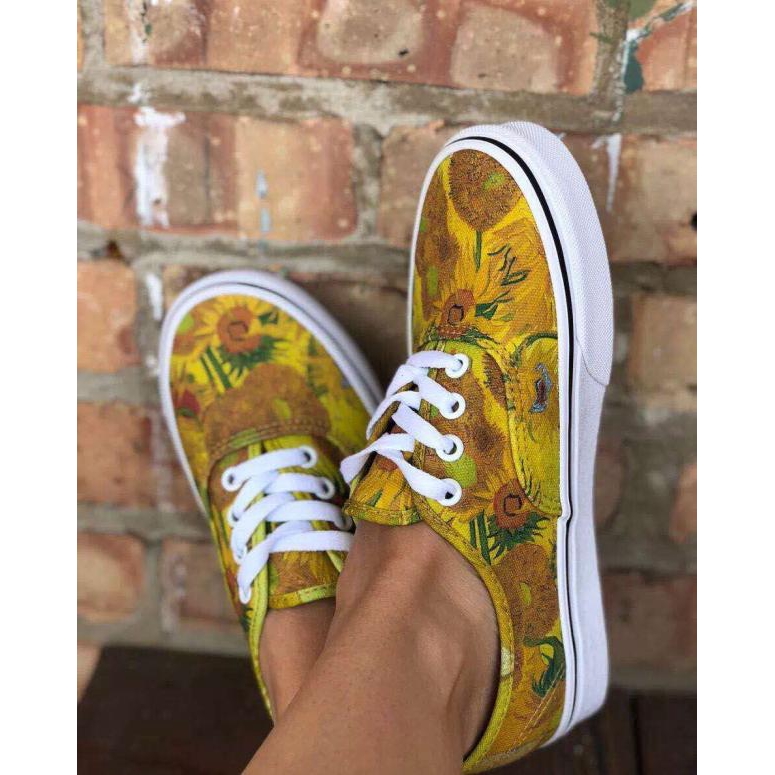 Detail Sunflower Skull Vans Nomer 24