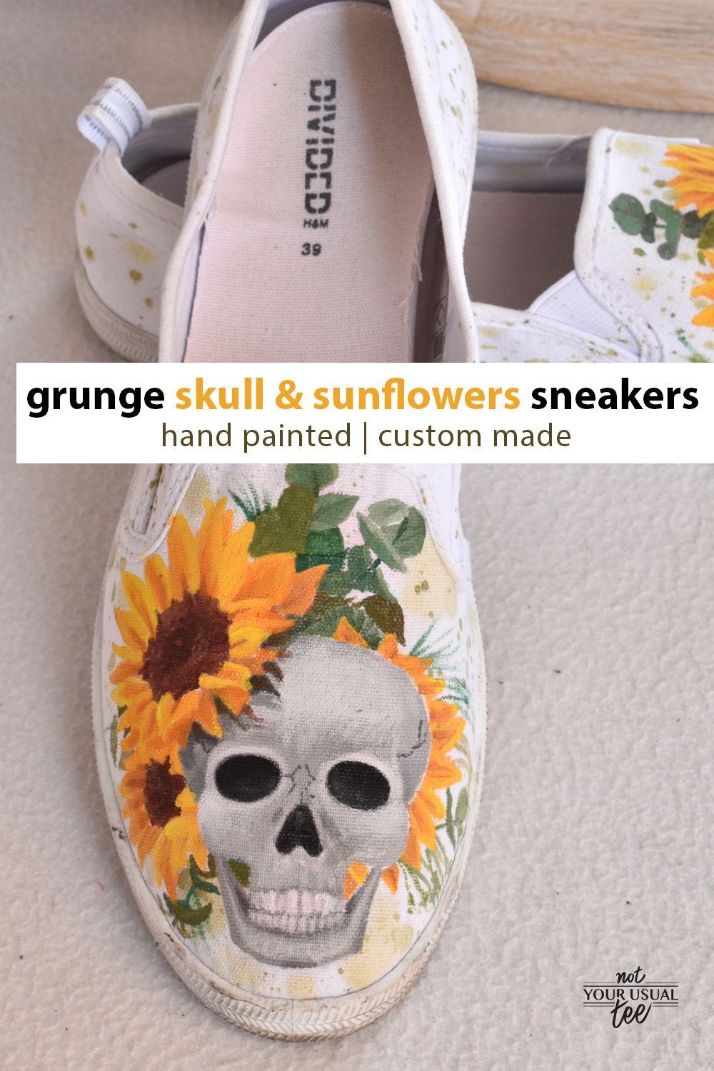 Detail Sunflower Skull Vans Nomer 27