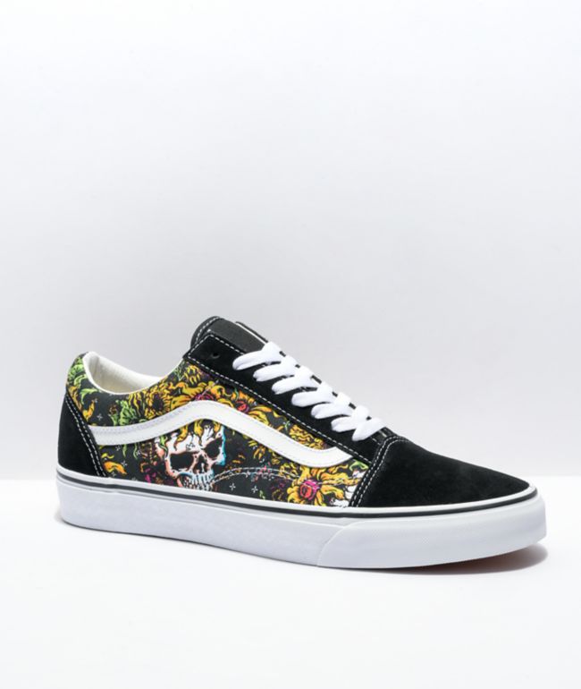Detail Sunflower Skull Vans Nomer 5