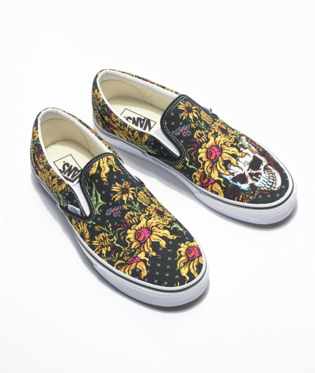 Detail Sunflower Skull Vans Nomer 6