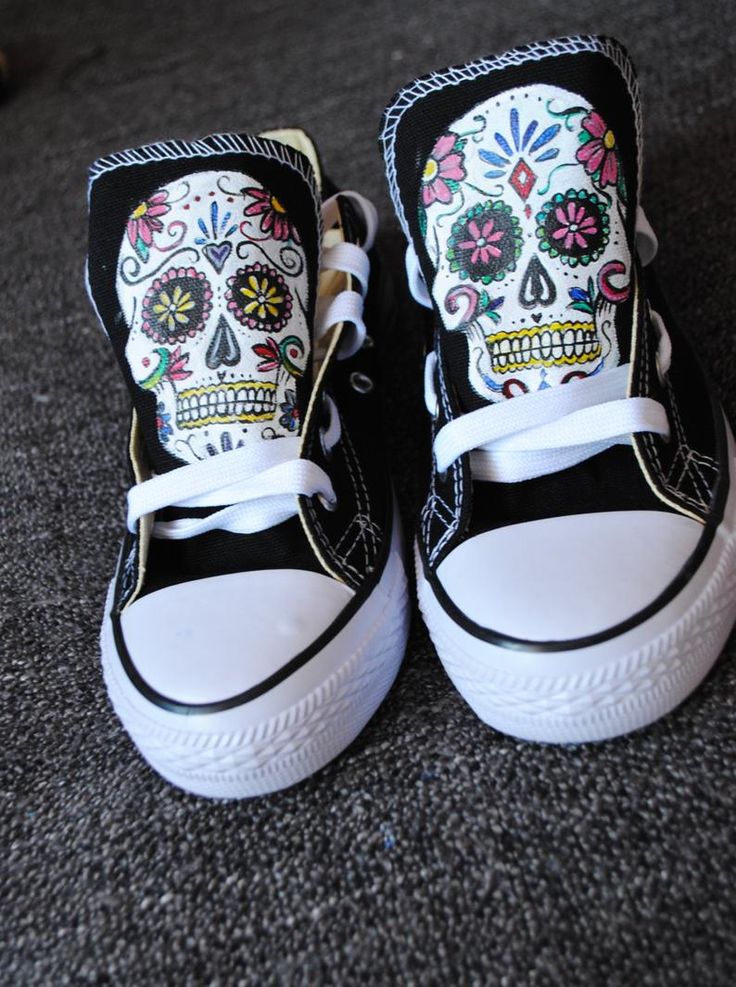 Detail Sunflower Skull Vans Nomer 43