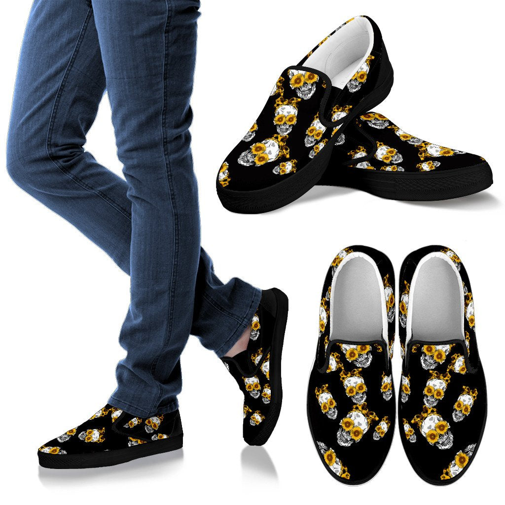 Detail Sunflower Skull Vans Nomer 8