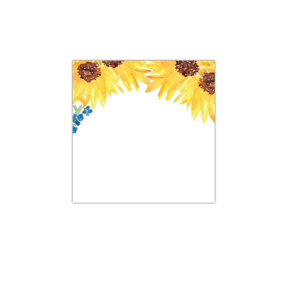 Sunflower Sticky Notes - KibrisPDR