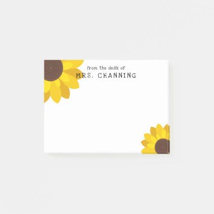 Detail Sunflower Sticky Notes Nomer 13