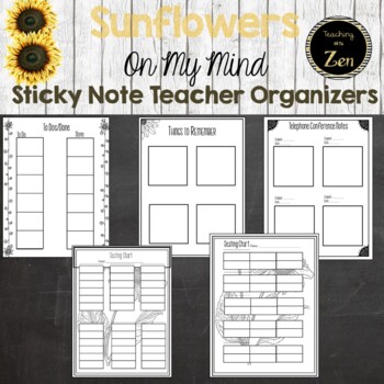 Detail Sunflower Sticky Notes Nomer 17