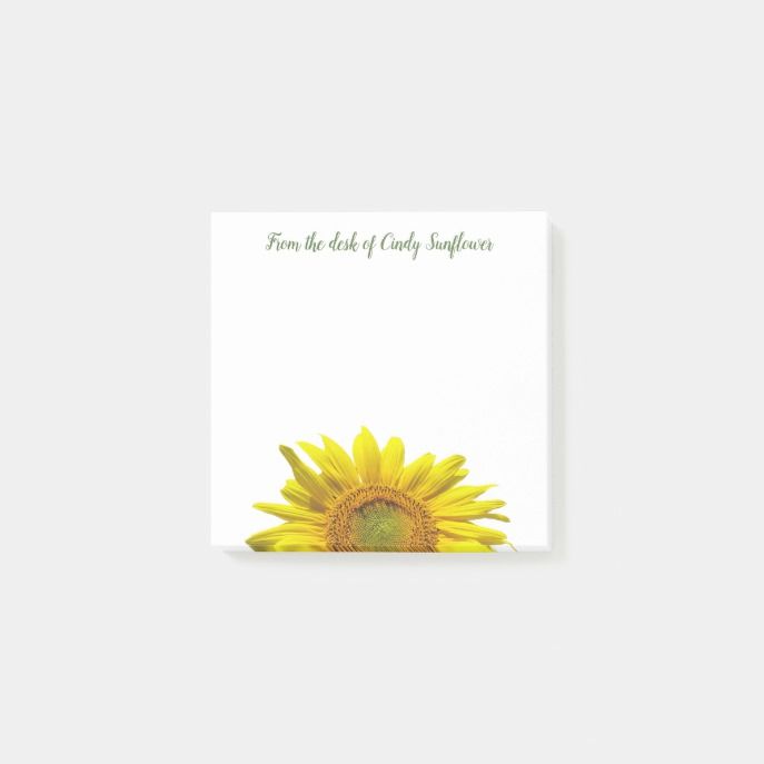 Detail Sunflower Sticky Notes Nomer 18