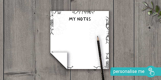 Detail Sunflower Sticky Notes Nomer 22