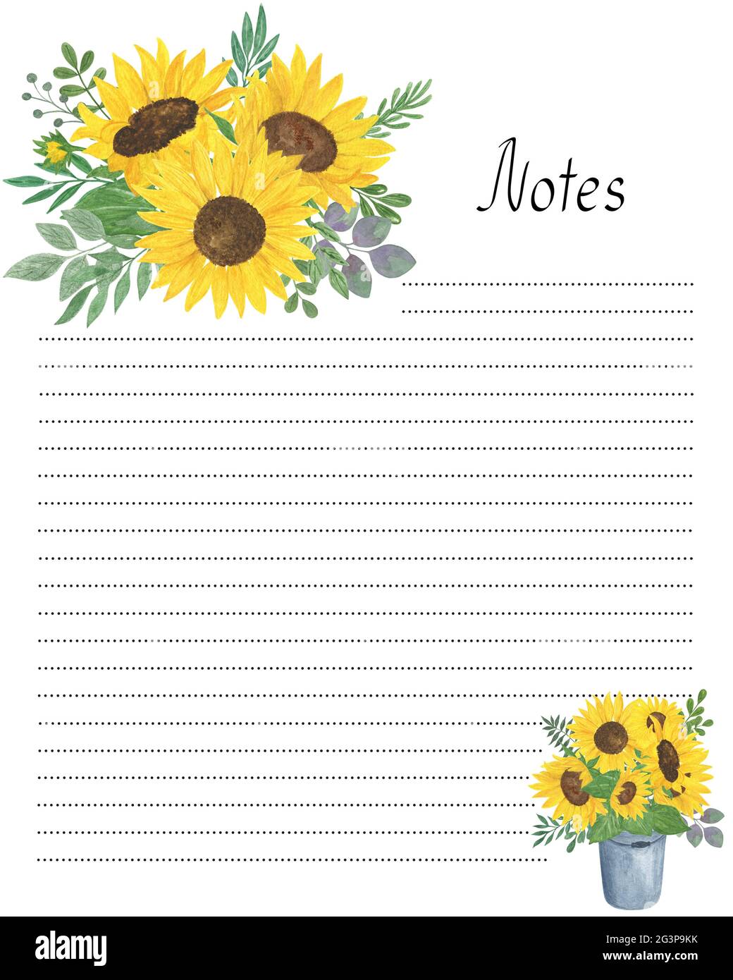 Detail Sunflower Sticky Notes Nomer 32