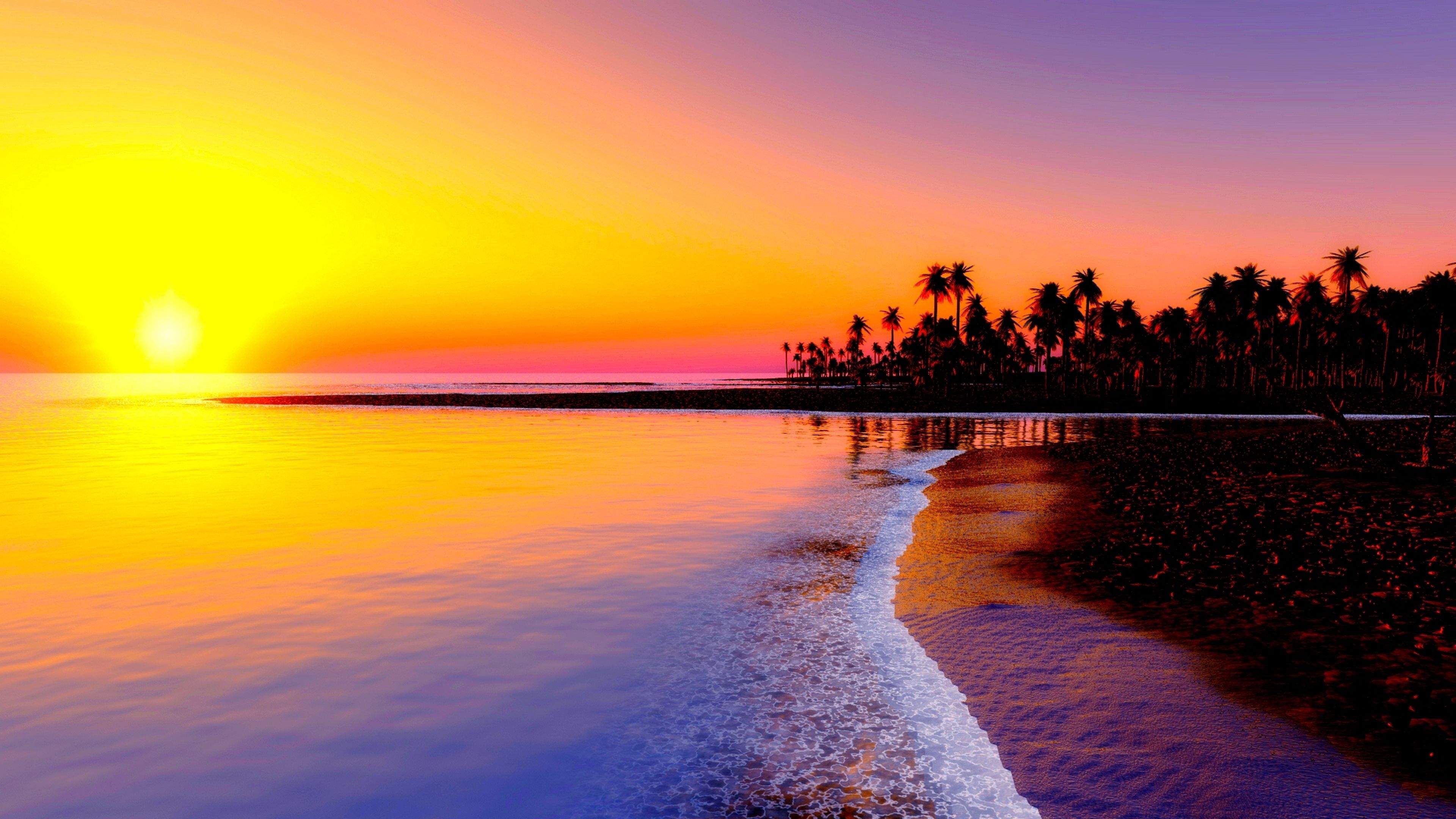 Detail Sunset 4k Nomer 3