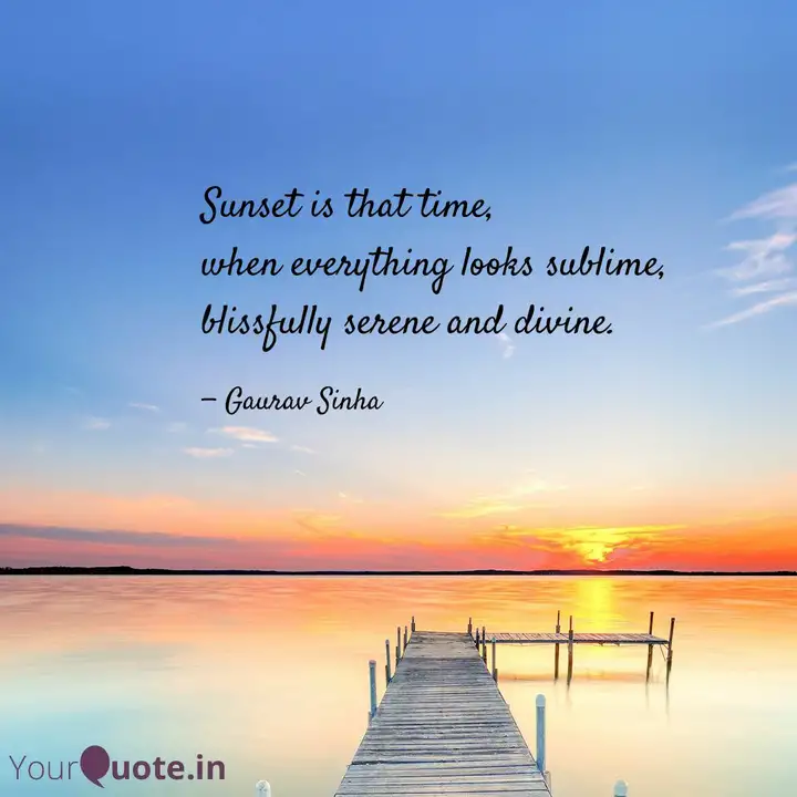 Detail Sunset Calm Quotes Nomer 30