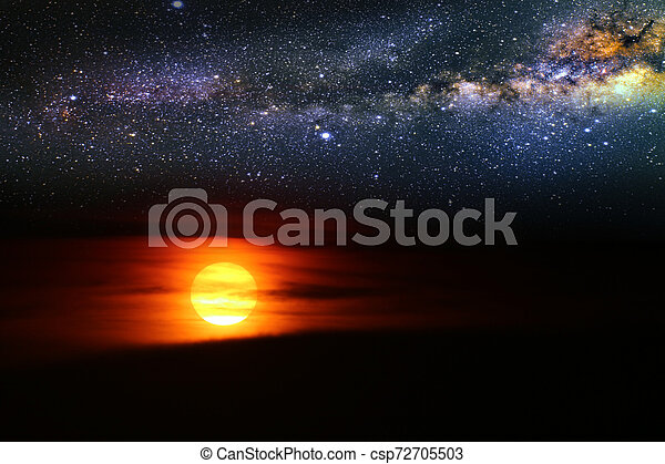 Detail Sunset Milky Way Nomer 39