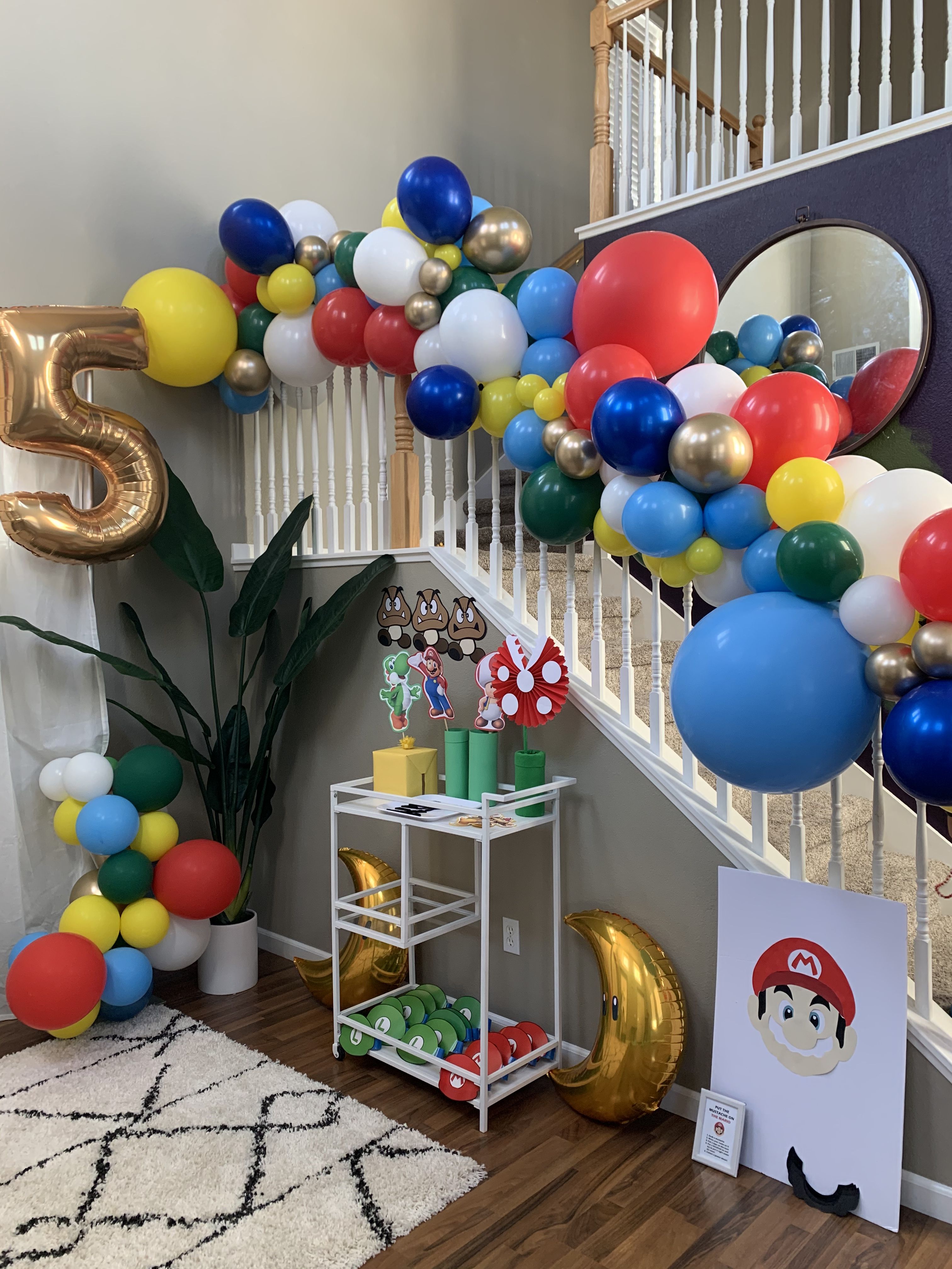 Detail Super Mario Balloon Garland Nomer 3