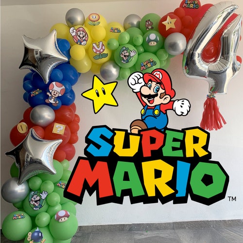 Detail Super Mario Balloon Garland Nomer 4