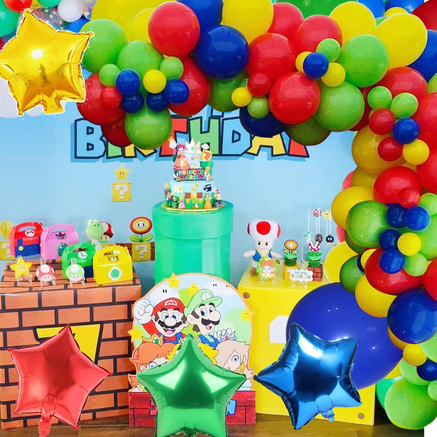 Detail Super Mario Balloon Garland Nomer 36