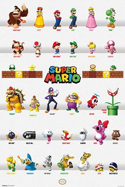 Super Mario Bros Characters - KibrisPDR