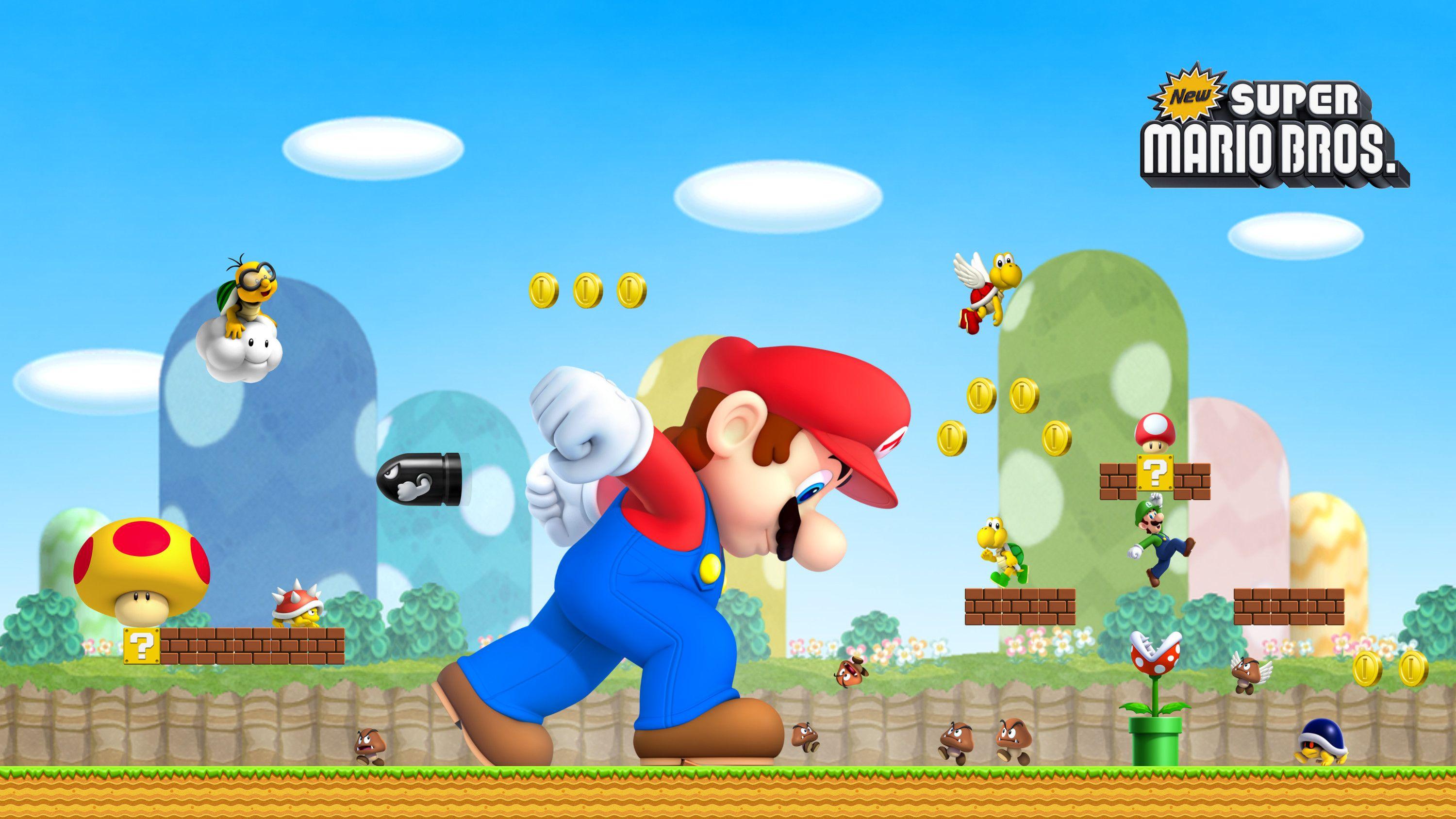 Detail Super Mario Bros Wallpaper Nomer 10