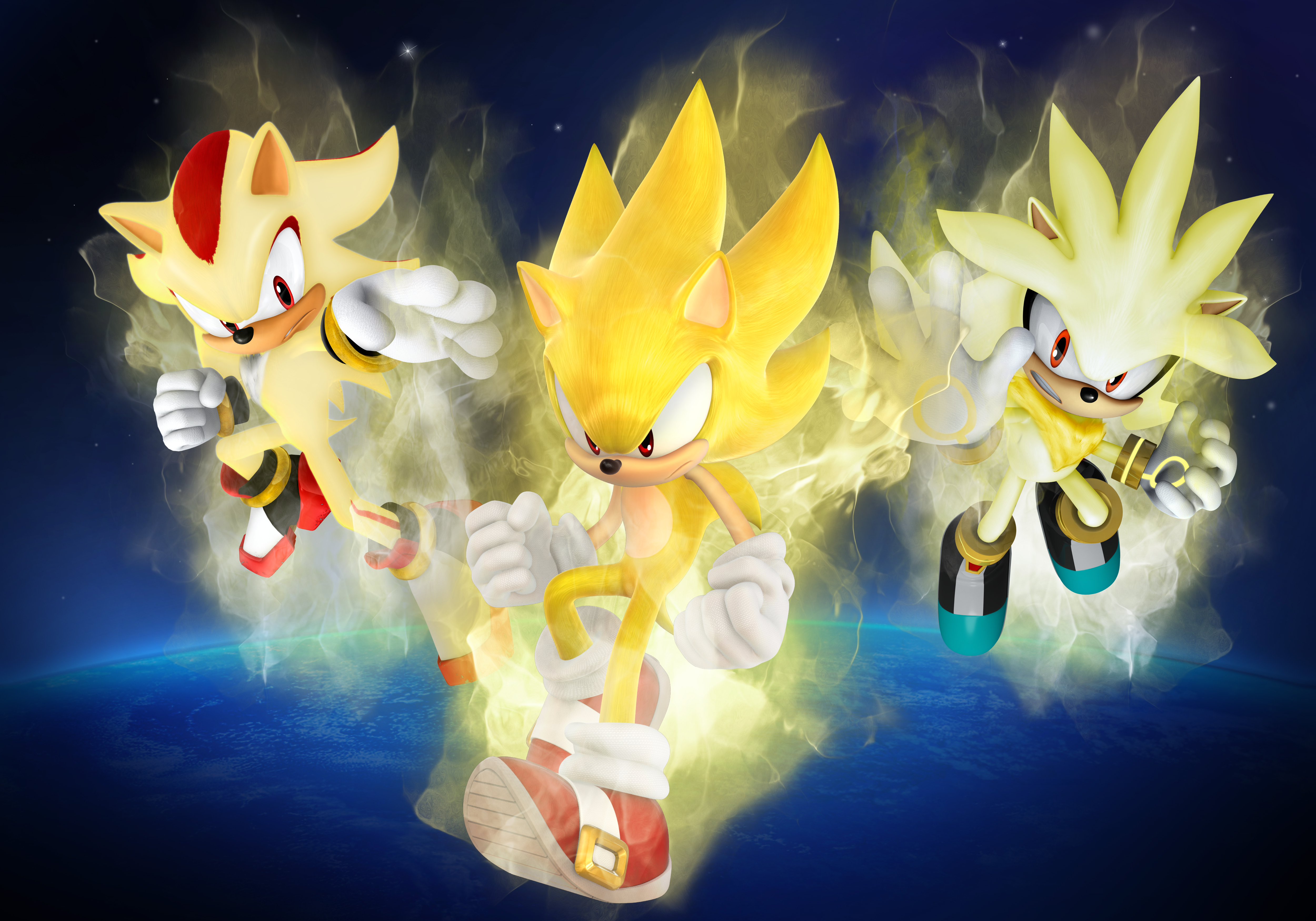 Detail Super Sonic Wallpaper Nomer 25