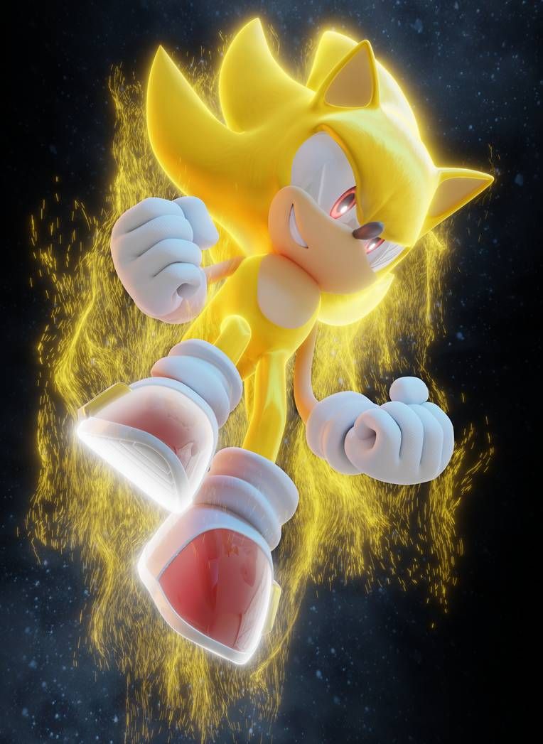 Detail Super Sonic Wallpaper Nomer 8