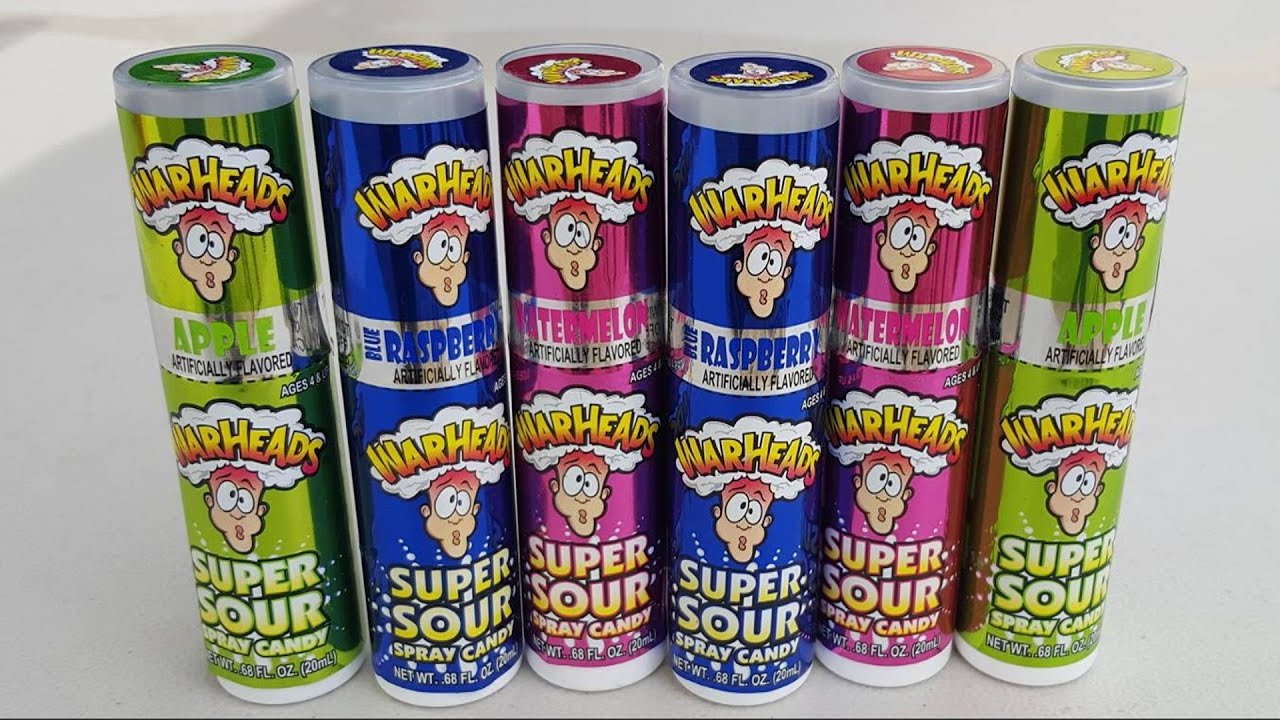 Detail Super Sour Spray Candy Nomer 26