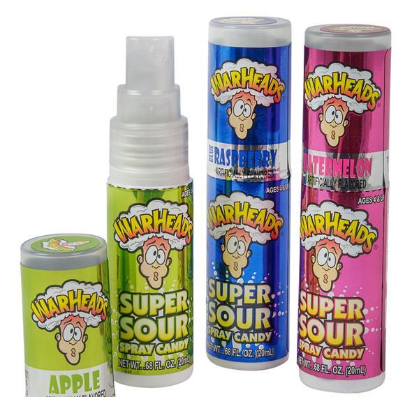 Detail Super Sour Spray Candy Nomer 40