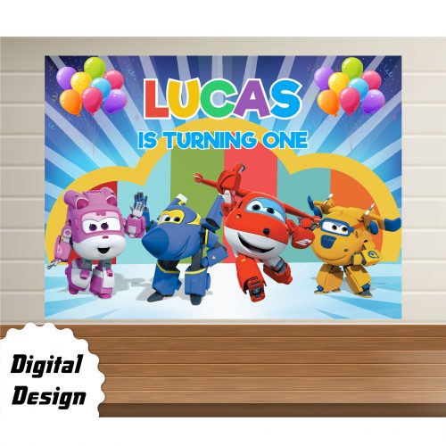 Detail Super Wings Backdrop Nomer 4