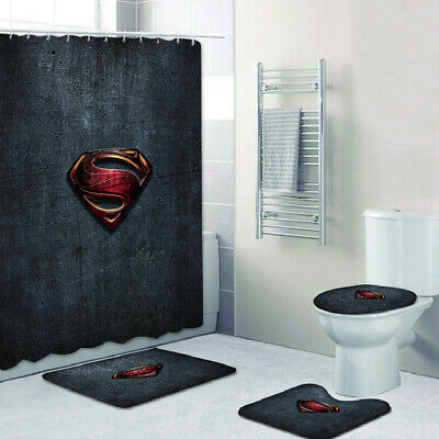 Detail Superman Bathroom Rug Nomer 2