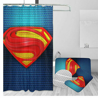 Detail Superman Bathroom Rug Nomer 3