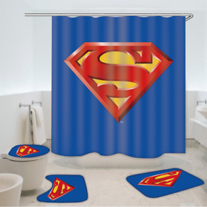 Detail Superman Bathroom Rug Nomer 5