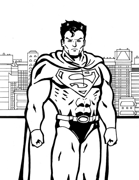 Detail Superman Black And White Nomer 8