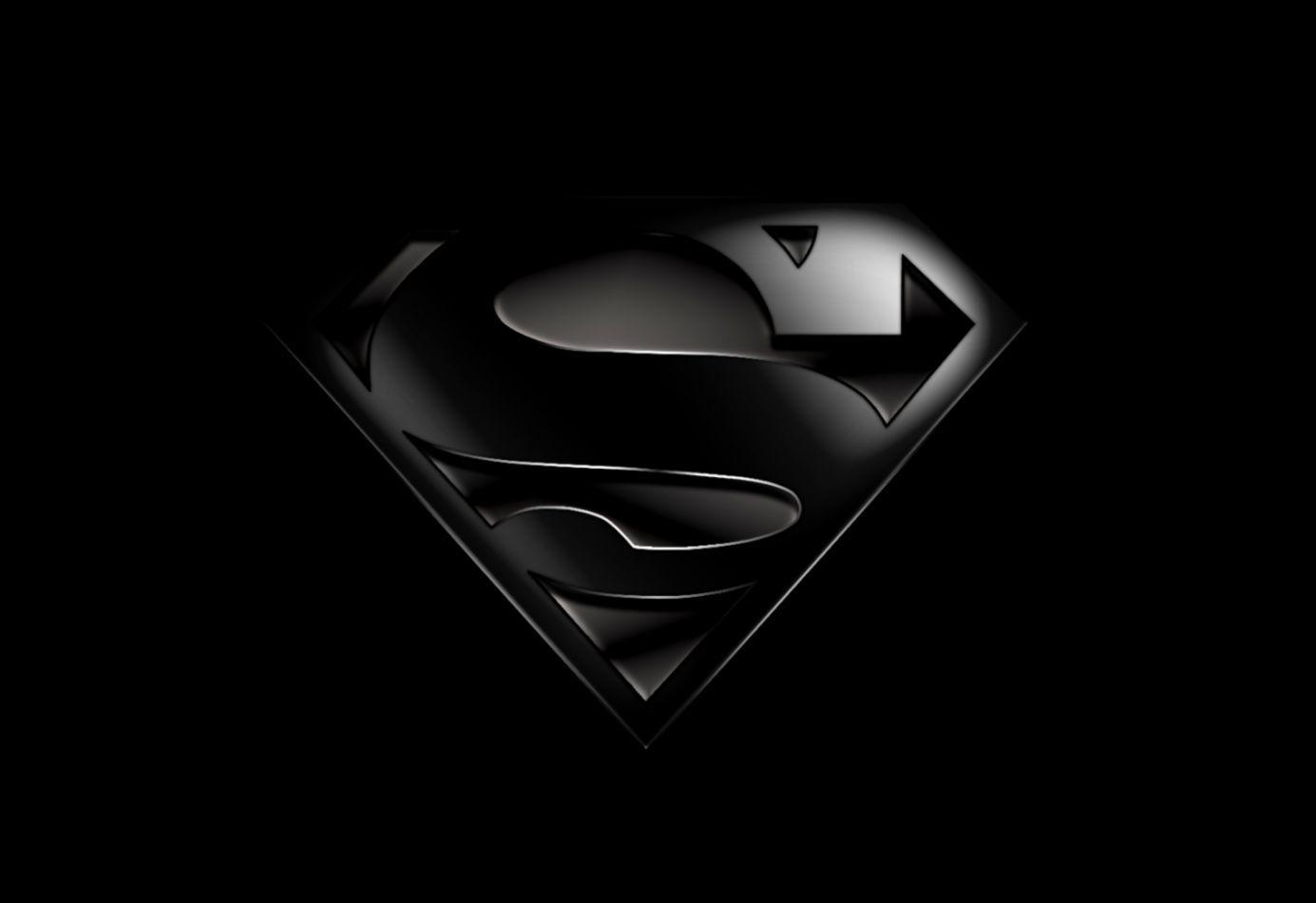 Superman Black Logo - KibrisPDR